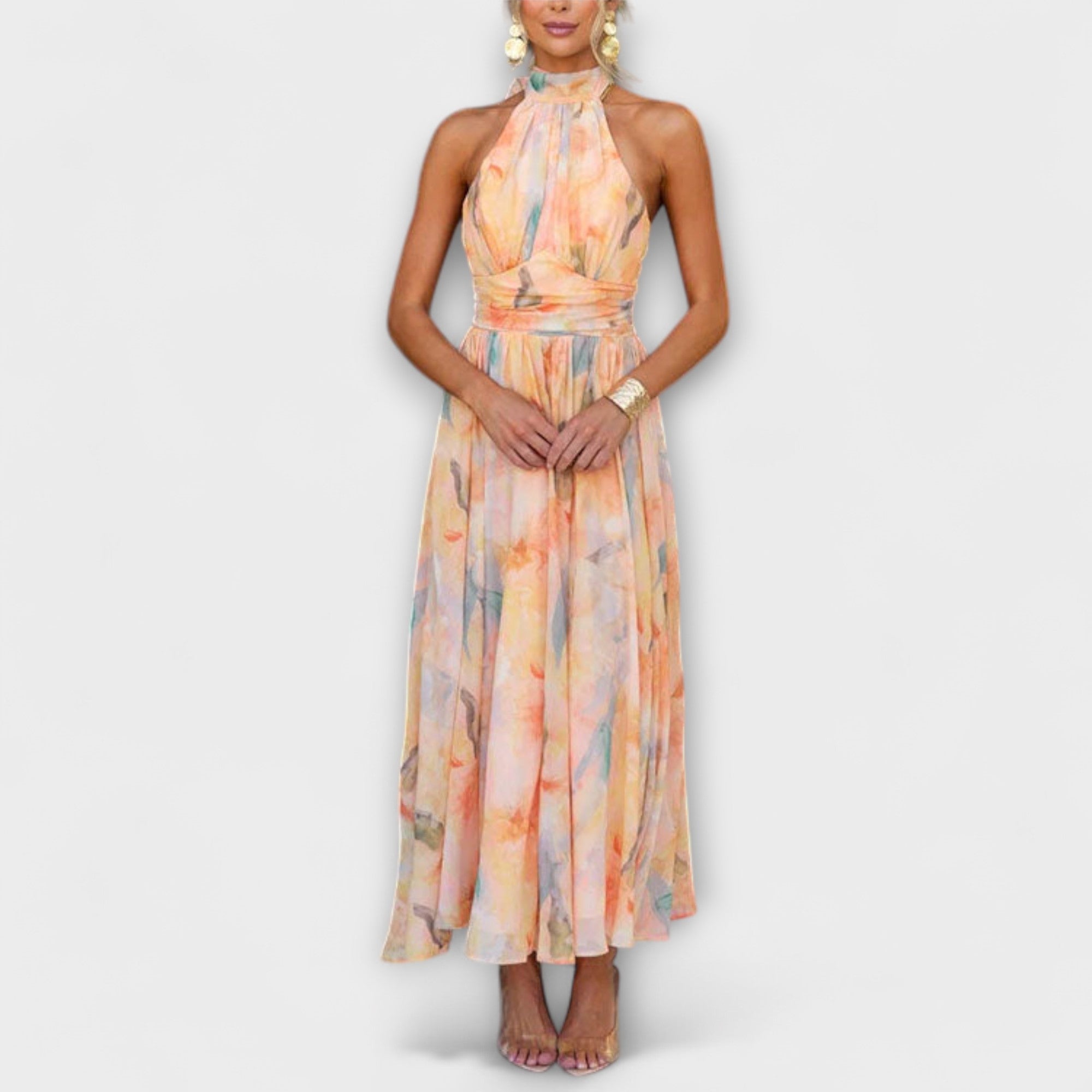 Maxi Ruha Mintás Akvarell Design