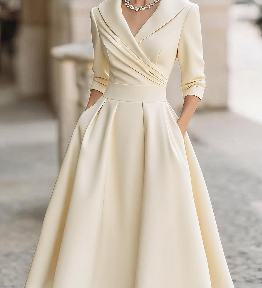 Lea | Elegáns midi ruha