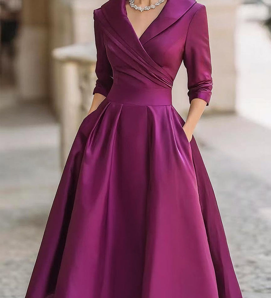 Lea | Elegáns midi ruha
