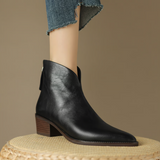 Camille | Botins de Luxo com Salto Baixo