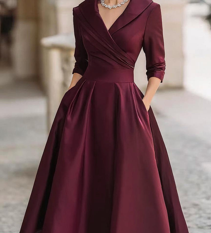 Lea | Elegáns midi ruha