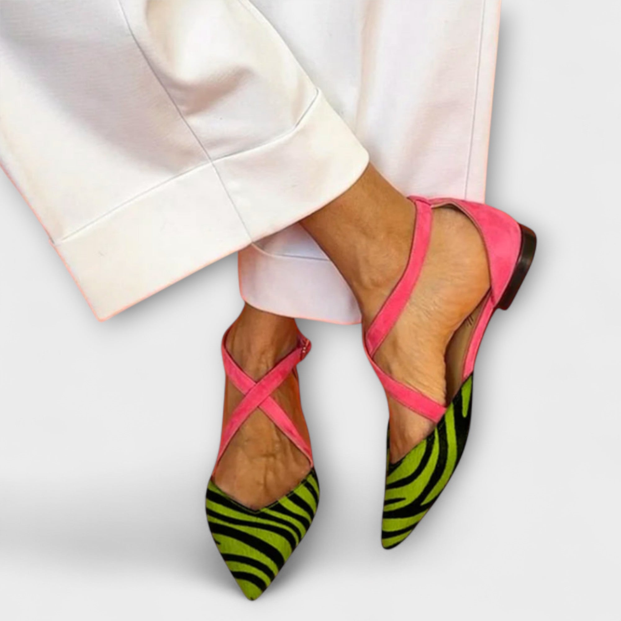 Bailarinas Padrão Zebra