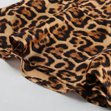 GERTRUD | Leopardmintás miniszoknya