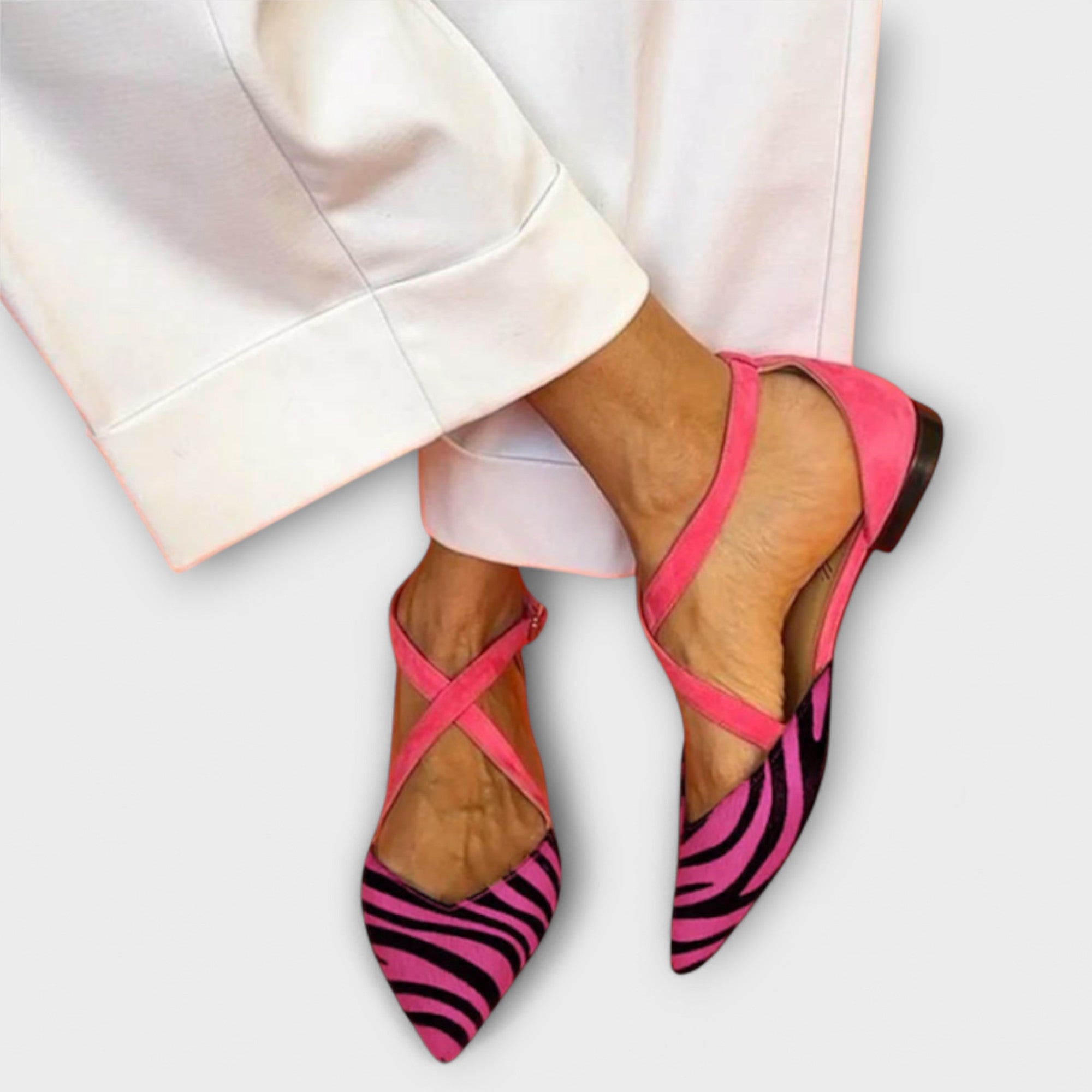 Bailarinas Padrão Zebra