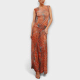 Főnix - Csillogó Hullám Mesh Bodysuit