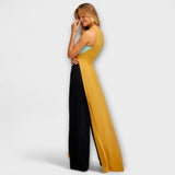 Teljes hosszúságú sötét türkiz