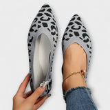 Paula-Sabrinas de renda com estampado de leopardo