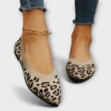 Paula-Sabrinas de renda com estampado de leopardo