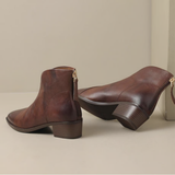 Camille | Botins de Luxo com Salto Baixo
