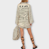 Liv - Víz Satin Bojtos Ing és Rövidnadrág Szett