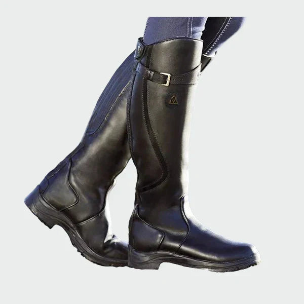 Botas de couro ortopédicas prémium