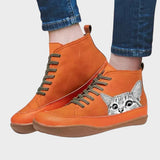 Kitty- Botas de couro macskák amantes számára