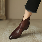 Camille | Botins de Luxo com Salto Baixo