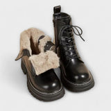 Flávia-Botas de couro para mulher
