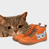 Kitty- Botas de couro macskák amantes számára