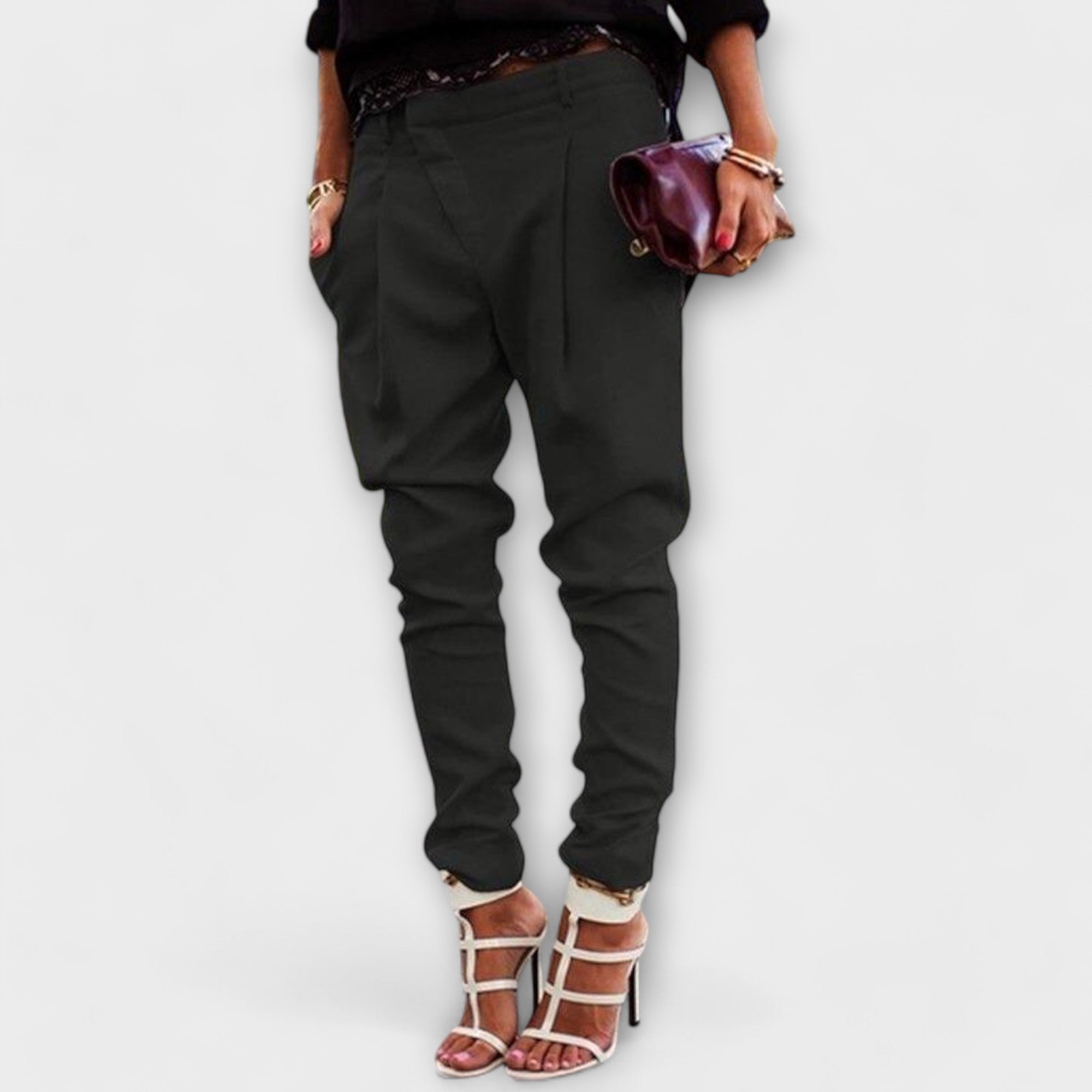 Mira - Magas derekú styles nadrág