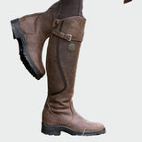 Botas de couro ortopédicas prémium