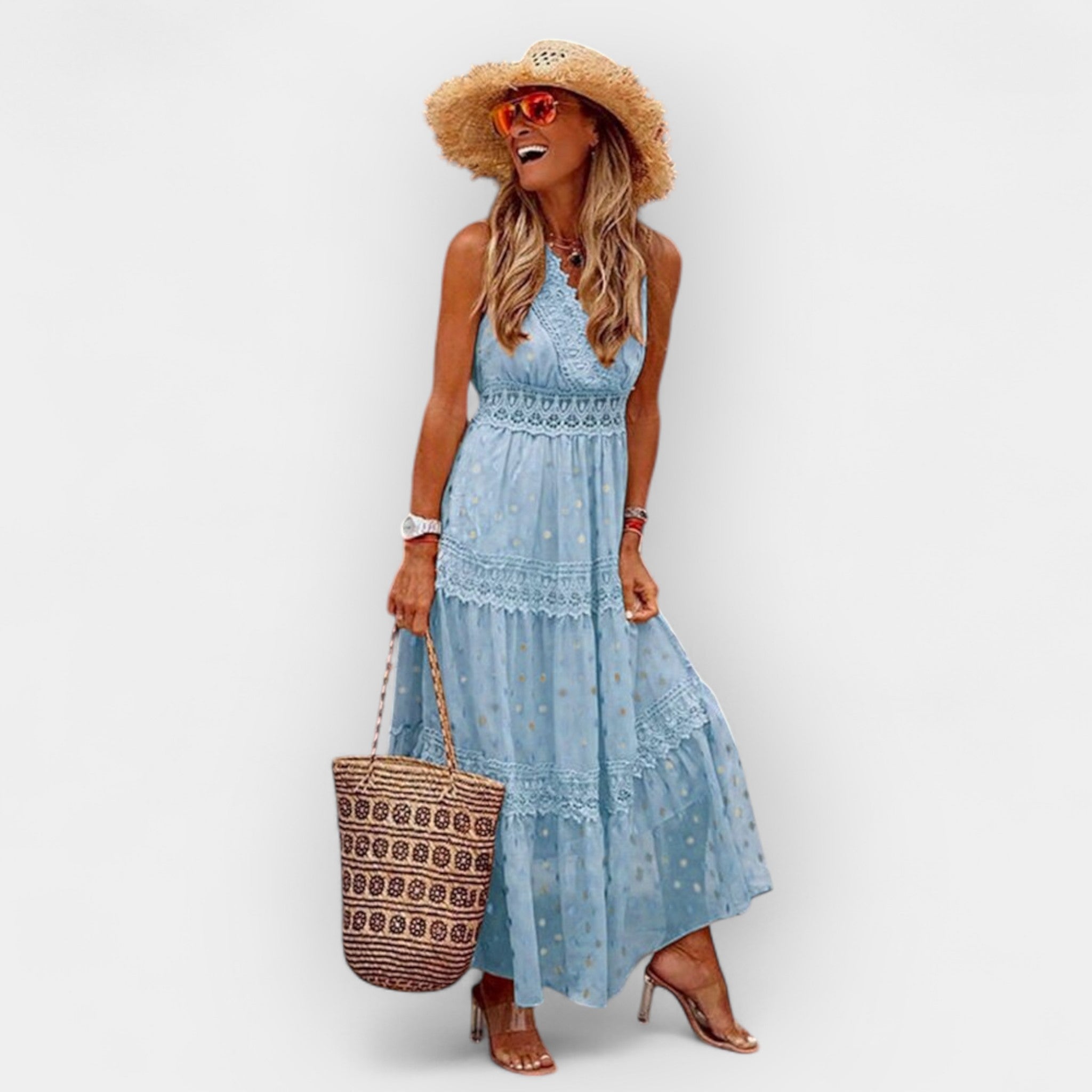Boho Stílusú Nyári Ruha