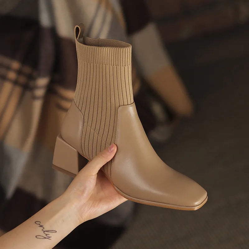 Lulu–Botas com plataforma, Comfort és Elegância Feminina