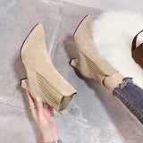 Rita–Platformos velúr csizma