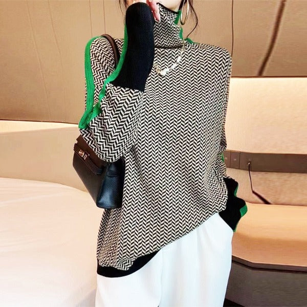 Leonor | Luxus magas nyakú pulóver
