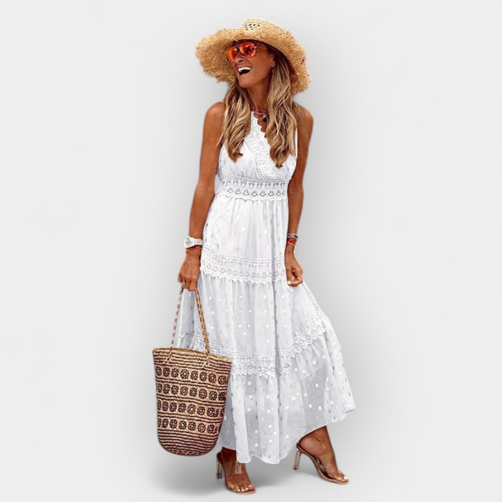 Boho Stílusú Nyári Ruha