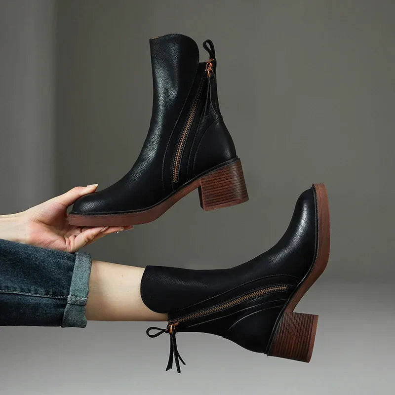 Klara™ - Bőr csizma