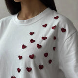 CATARINA | Szívmintás oversize póló