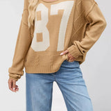 JURI | Oversize pulóver fonott mintával 81-es szám