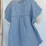 BIANCA | Túlméretezett patchwork farmerdzseki