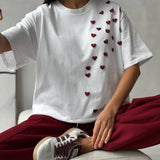 CATARINA | Szívmintás oversize póló