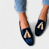 Quinnlyn | Moccasins de Inspiração Vintage com Franjas