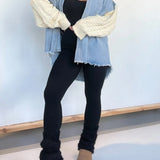 BIANCA | Túlméretezett patchwork farmerdzseki