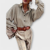 Ashley - Vintage Hosszú Ujjú Blúz