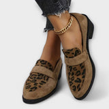 Karla - Sapatos de senhora elegantes com estampado de leopardo 
