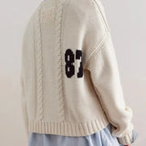 JURI | Oversize pulóver fonott mintával 81-es szám