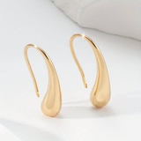 Aurora Joias Brincos Ouro Vintage Gota Elegantes Exclusivos