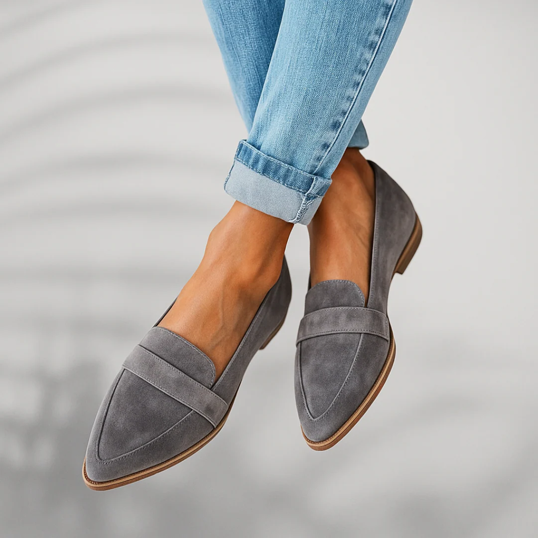 Pink® | Mocassins ortopédicos de couro ⏐ Edição Premium