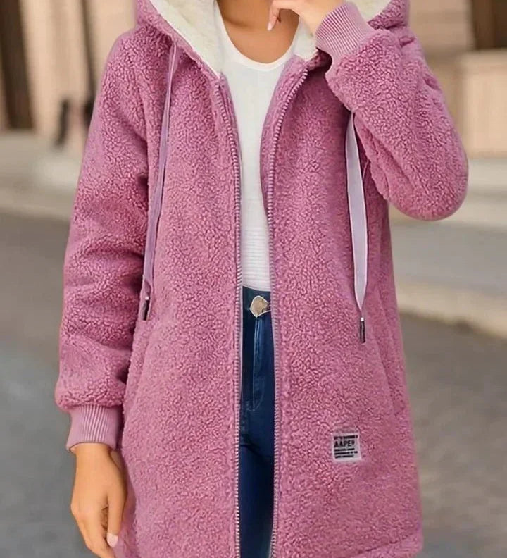 Elena™ Kapucnis gyapjúdzseki