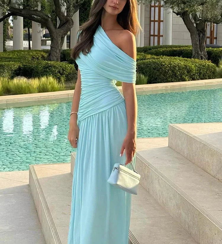 Ingrid Egyvállas Maxi Ruha