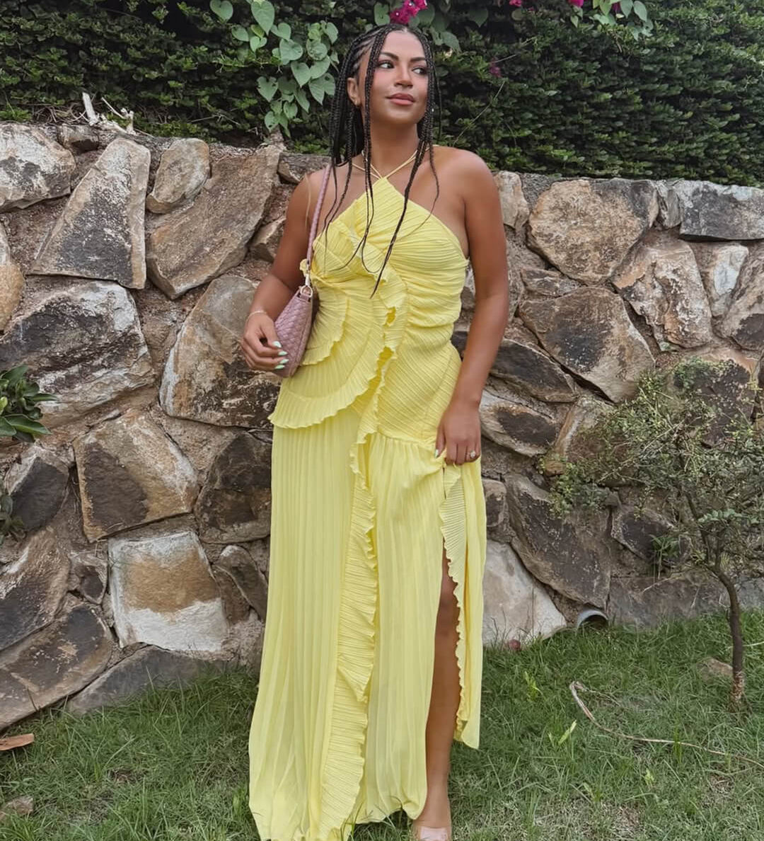 Ruffa Holder Pántos Ráncos Tulle Ruha