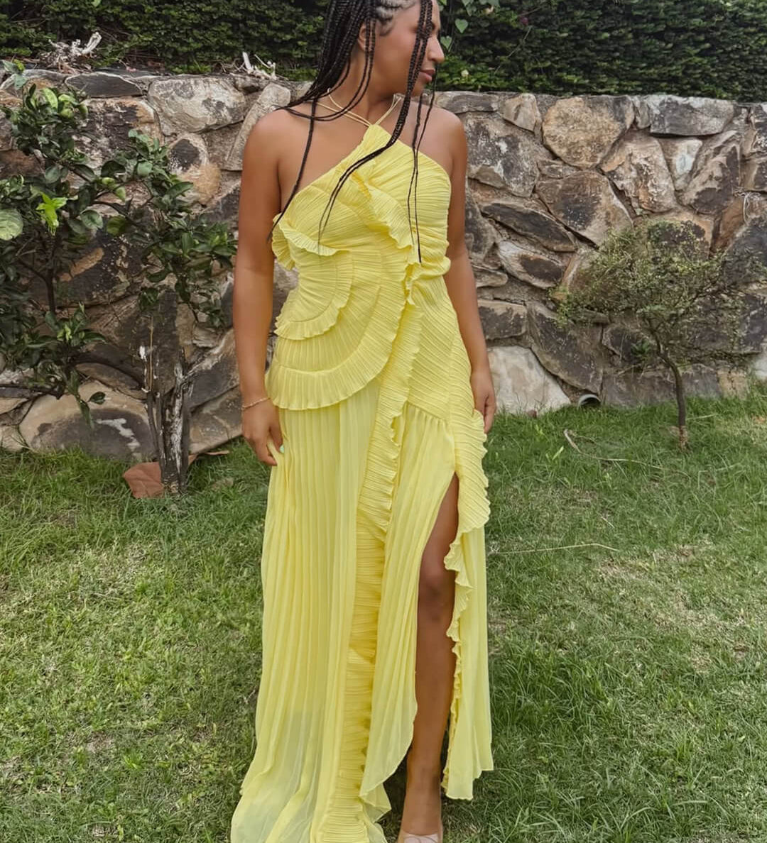 Ruffa Holder Pántos Ráncos Tulle Ruha