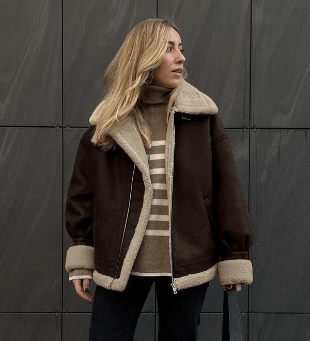 Aurora Suede Műbőr Dzseki