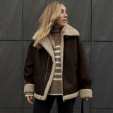 Aurora Suede Műbőr Dzseki