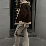 Aurora Suede Műbőr Dzseki