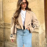 Blair rövidített ballonkabát