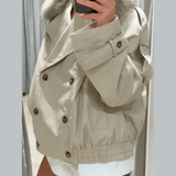 Camille Trench Coat műszőrme gallérral