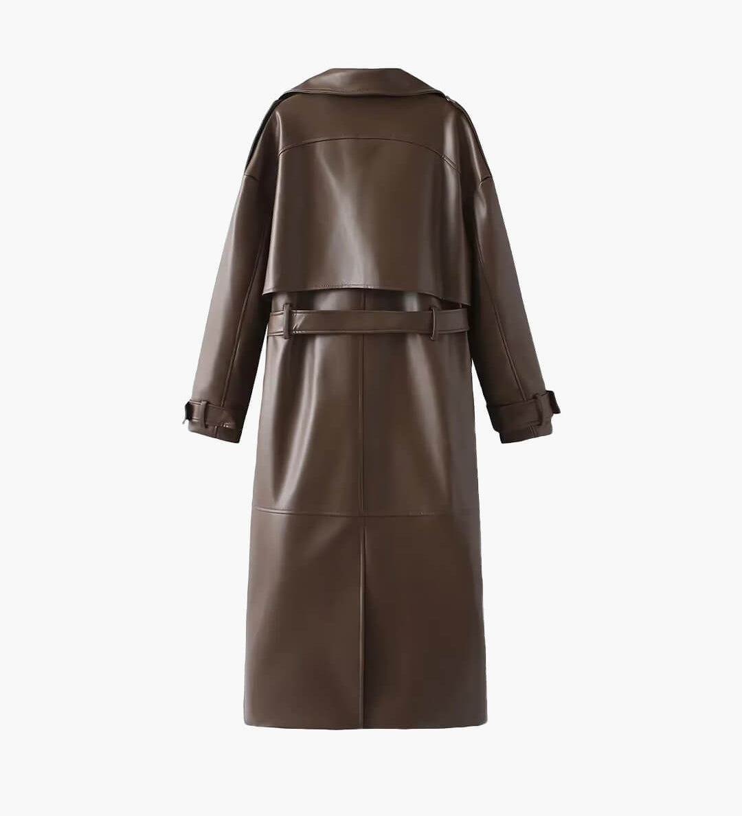 Cassy Műbőr Maxi Trench Kabát