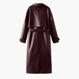 Cassy Műbőr Maxi Trench Kabát