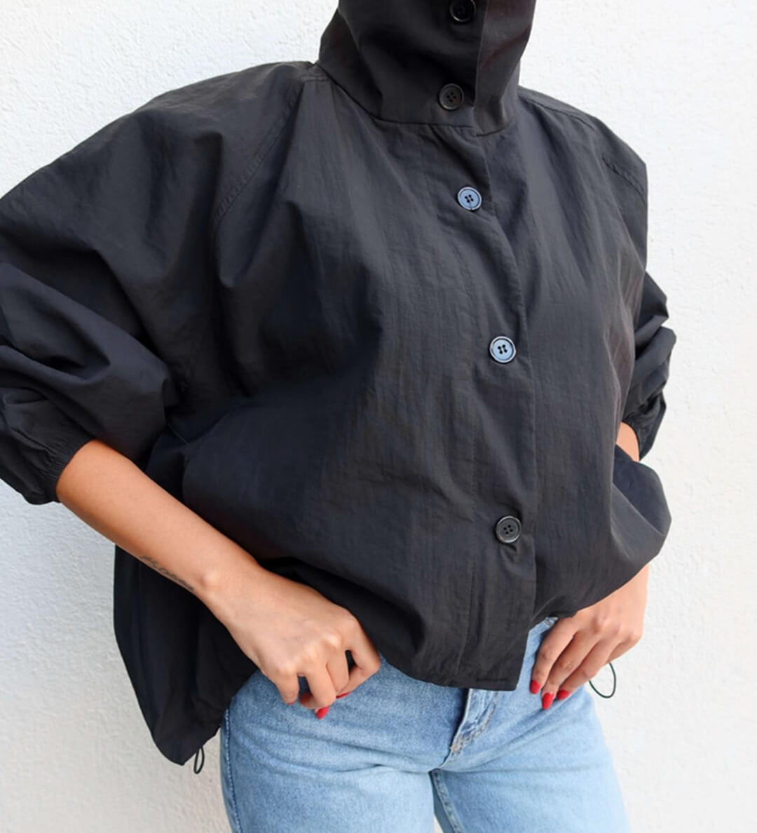 Clara Maga Nyakú Bomber Dzseki